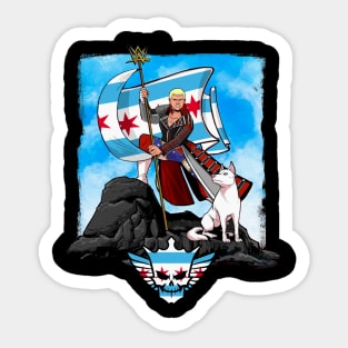 Cody Rhodes Chicago Flag Sticker